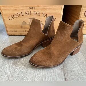 Steve Madden Lancaster Suede Ankle Boots – Women’s Size 7.5 🤎